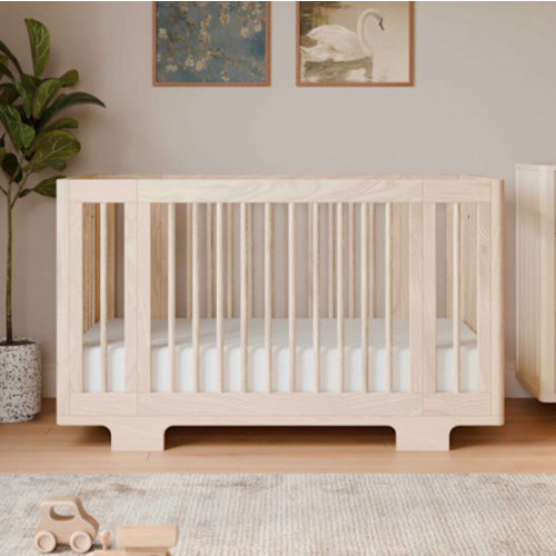 babyletto Yuzu 8-in-1 Convertible Crib + all kits (Washed Natural)