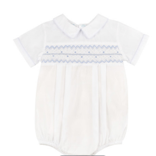 Diamond Smocked Creeper I Feltman Brothers