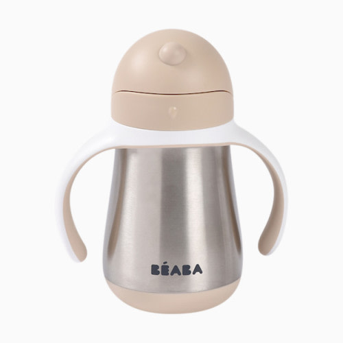 Stainless Steel Straw Sippy Cup - Oat