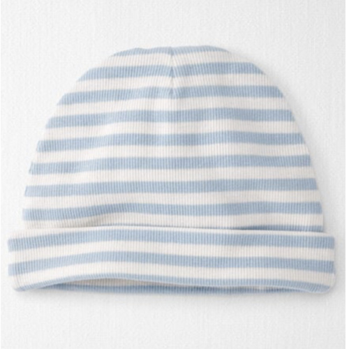 Baby Organic Cotton Rib Cap in Stripes - Little Planet | Carter's