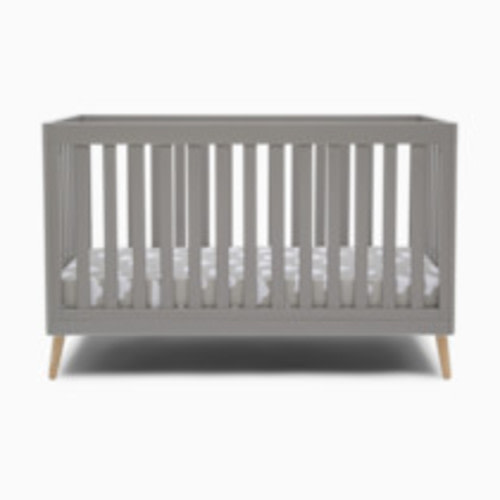 Delta Children Essex 4-in-1 Convertible Baby Crib - Grey With Natural Legs
