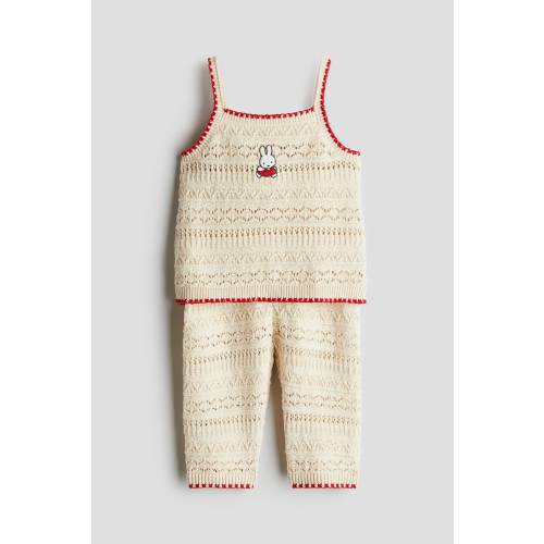 2-PIECE CROCHET-LOOK SET