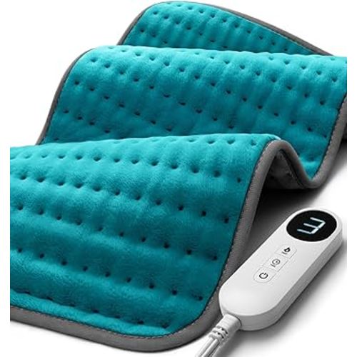Heating Pad for Back Pain Relief, Gifts for Women, Mom, Men, Dad, Valentines Day, Mothers Day, Christmas, Heat Pads for Cramps, Shoulder, Waist, Abdomen, XL 12"x24" Heat Pad Machine Washable