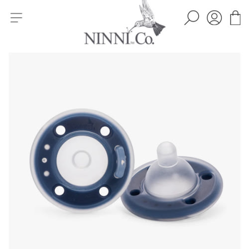 Ninni Pacifier Blueberry 2 Pack