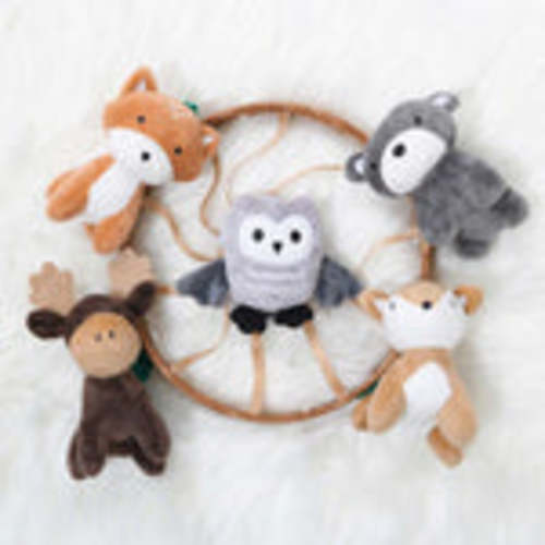 Whimsical Woodland Baby Mobile for Musical Crib