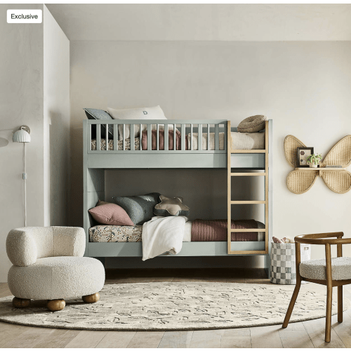 Floral Oval Pampas Ivory Kids Performance Area Rug 5'x8'