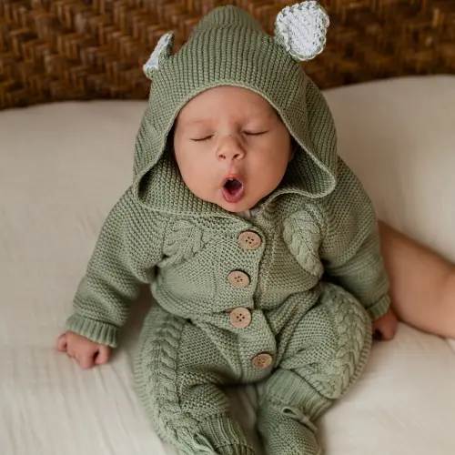Knitted Pram Suit