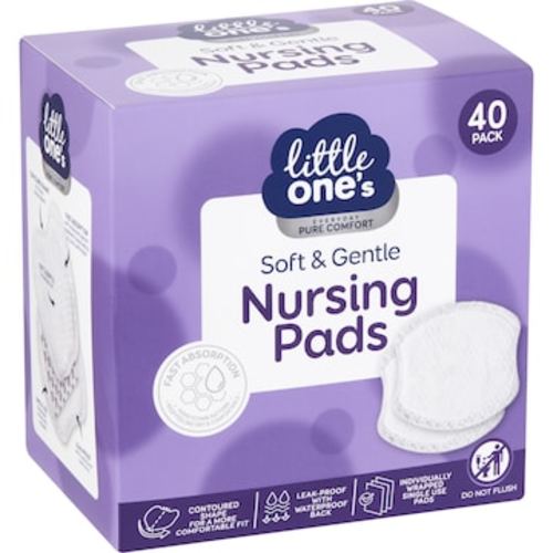 Little One's Nursing Pads 40 pack | Woolworths