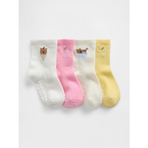 Baby & Toddler Brannan Bear Ice Cream Socks (4-Pack)