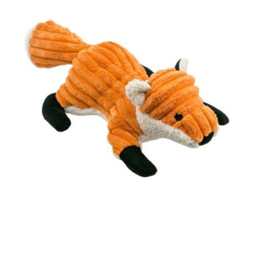 Tall Tails Plush Sensory Toys For Dogs | 12" Fox with Squeaker Dog Toy