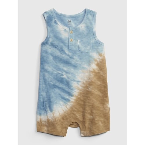 Baby Tank Shorty One-Piece in buxton blue, size: 3-6 M