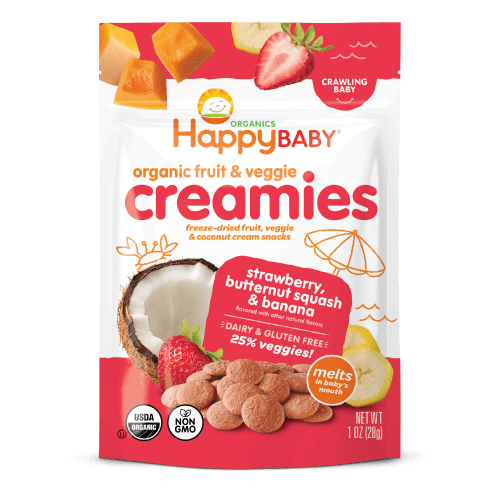 Strawberry, Butternut Squash & Banana Fruit & Veggie Creamies