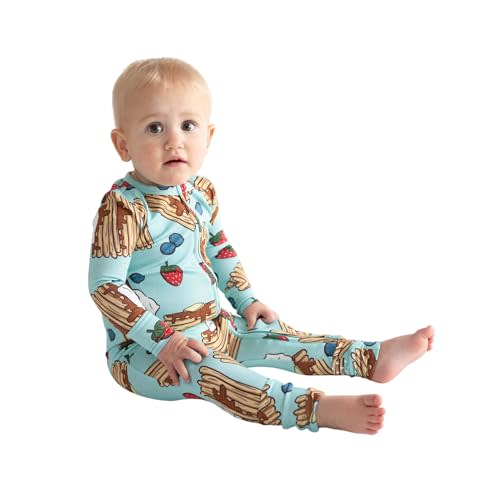 Posh Peanut Convertible Baby Sleepers - Boys Footless Baby Pajamas with 2 Way Zipper for Easy Diaper Changes