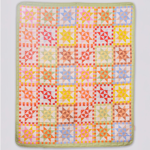 Quilted Pouch - Patchwork | Colorful Zipper Bag | ban.do