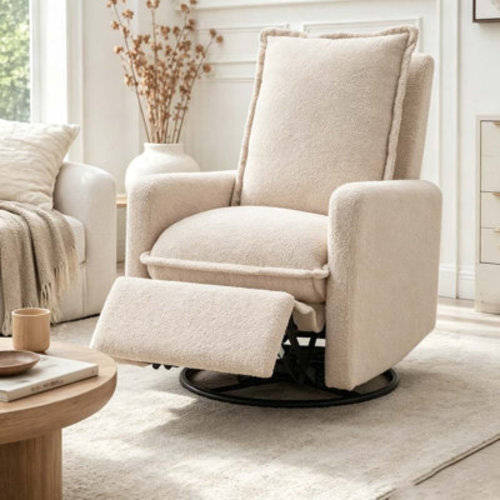 Ebern Designs Swivel Rocker Recliner Chair | Wayfair