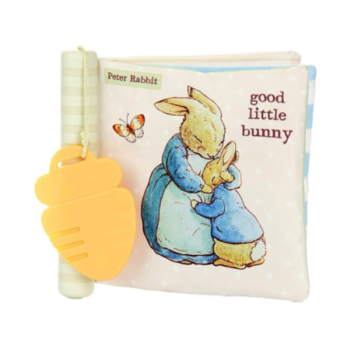 KIDS PREFERRED Beatrix Potter Peter Rabbit Soft Teether Book, 1 Count (Pack of 1), Multicolor