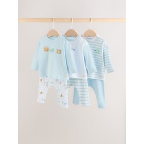 Buy Blue/Green Milk Club Baby Top & Leggings 6 Piece Set (0mths-3yrs) from Next USA