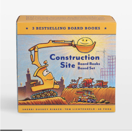 Construction Site Kids Board Book Set