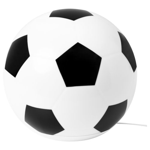 ÄNGARNA LED table lamp - football pattern