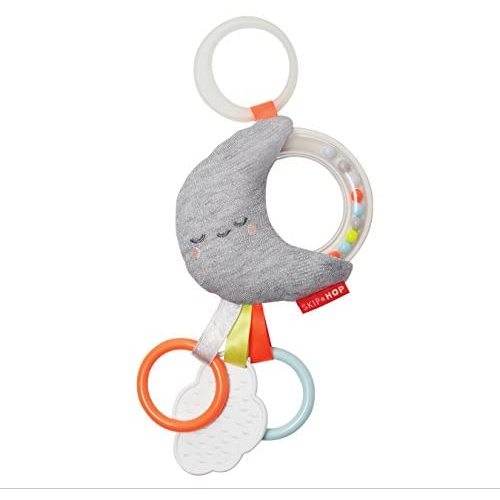 Skip Hop Baby Rattle, Silver Lining Cloud Rattle Moon