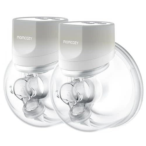 Momcozy Breast Pump Smart Display, 24mm, 2 Pack, Light Grey
