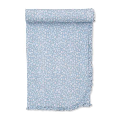 Fall in Bloom Blue Blanket