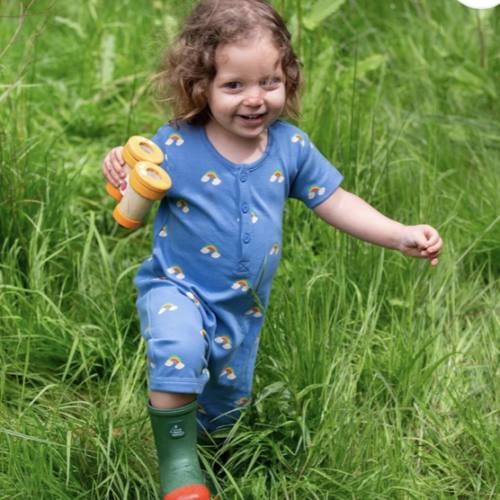 Blue Rainbows Organic Romper – Little Green Radicals