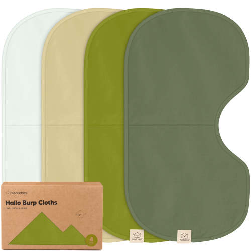 4-Pack Hallo Burp Cloths (Palms)