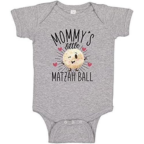 Mommy's Little Matzah Ball Jewish Baby Bodysuit One Piece or Toddler T-Shirt Cute Jewish Clothing