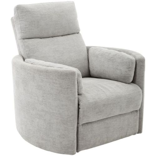 Raggio Power Swivel Recliner - Dove | by PL Heritage Furniture