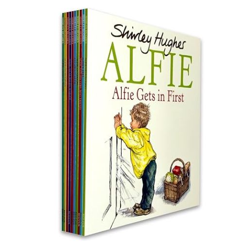 Shirley Hughes Alfie Collection 10 Books Set(Alfie Gets in First, Alfie's Feet, An Evening At Alfie's, Alfie Gives A Hand, Alfie Wins A Prize, Alfie Outdoors, All About Alfie, Alfie on Holiday & More)