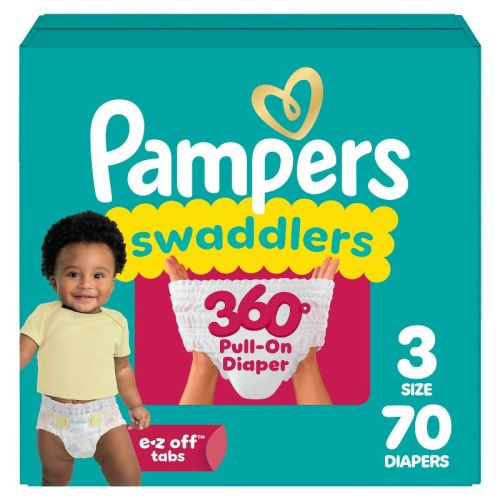 Pampers Swaddler 360 Disposable Baby Diapers - Size 3 - 70ct