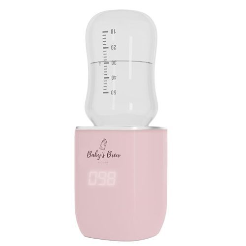 Baby's Brew Portable Bottle Warmer for Travel, Cordless Waterless, White