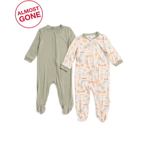 Infant Boys 2pk Surf Printed Coveralls | Baby Boys (0-24m) | T.J.Maxx