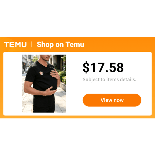 mens kangaroo pocket baby carrier t shirt neck short sleeve - Temu