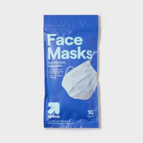 Disposable Face Mask - 10ct - up&up™