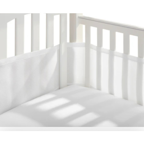 HALO Breathable Mesh Crib Liner for Mini Crib in White