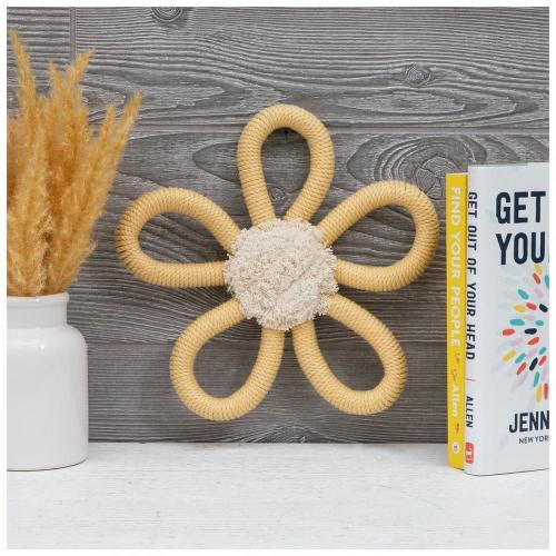 Wrapped Flower Wall Decor