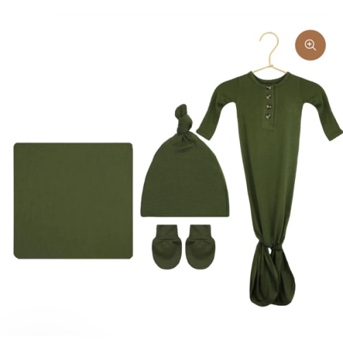 Riley Newborn Hat Bundle (Gown)