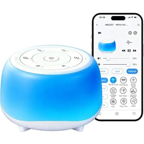 Baby Night Light White Noise Machine, App Control-Programmable Sleep Trainer