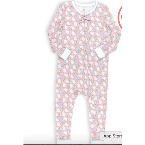 Holly Jolly Pink Bamboo Onesie - 3M