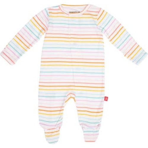 Candy Stripe Magnetic Footie
