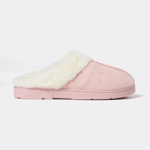 &me Women's Faux Fur Lined Clog - Pink