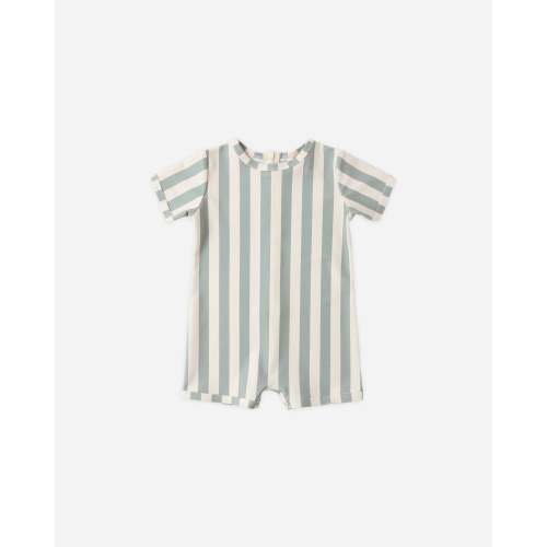 Shorty One-Piece Green Stripe