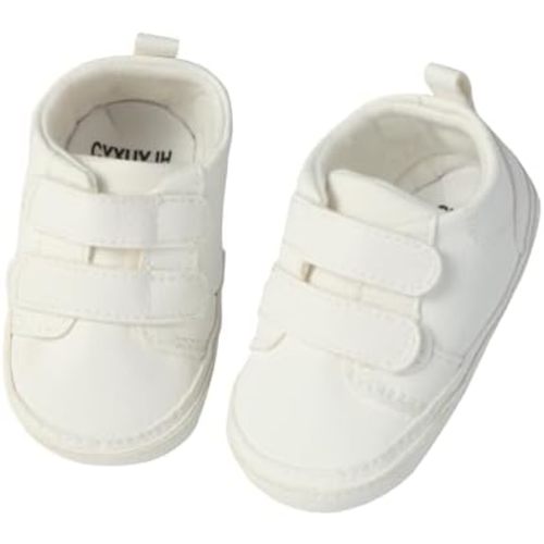 Baby Infant Dress Shoes Boys Girls First Walking Non-Slip PU Leather Sneakers Toddler Crib Shoes Newborn Loafers Flats