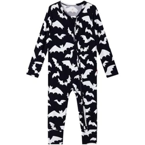 Footless Pajamas Baby Boy Girls, Viscose from Bamboo Baby Pajamas, Two Way Zipper Sleepers, Newborn Pjs