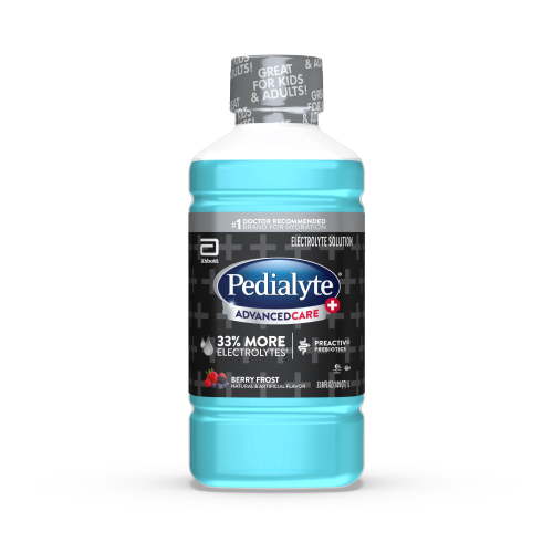 Pedialyte AdvancedCare Plus Electrolyte Drink, Berry Frost, 1 Liter