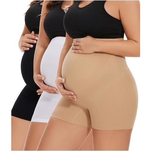 Seamless Maternity Shapewear, Belly Support Pregnancy Underwear for Maternity Photography and Baby Shower Dresses