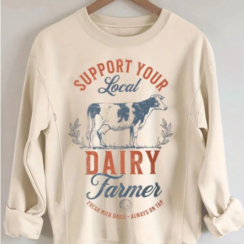 “Support Your Local Farmer” Breastfeeding Sweatshirt