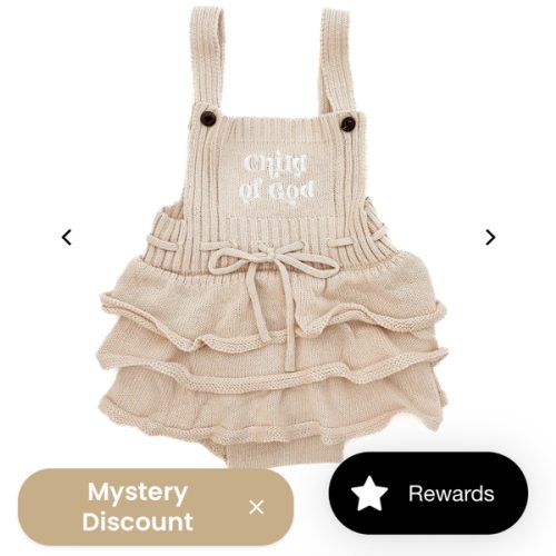 Knit Ruffled Child of God Dress – OUR HOUSE ABOVE